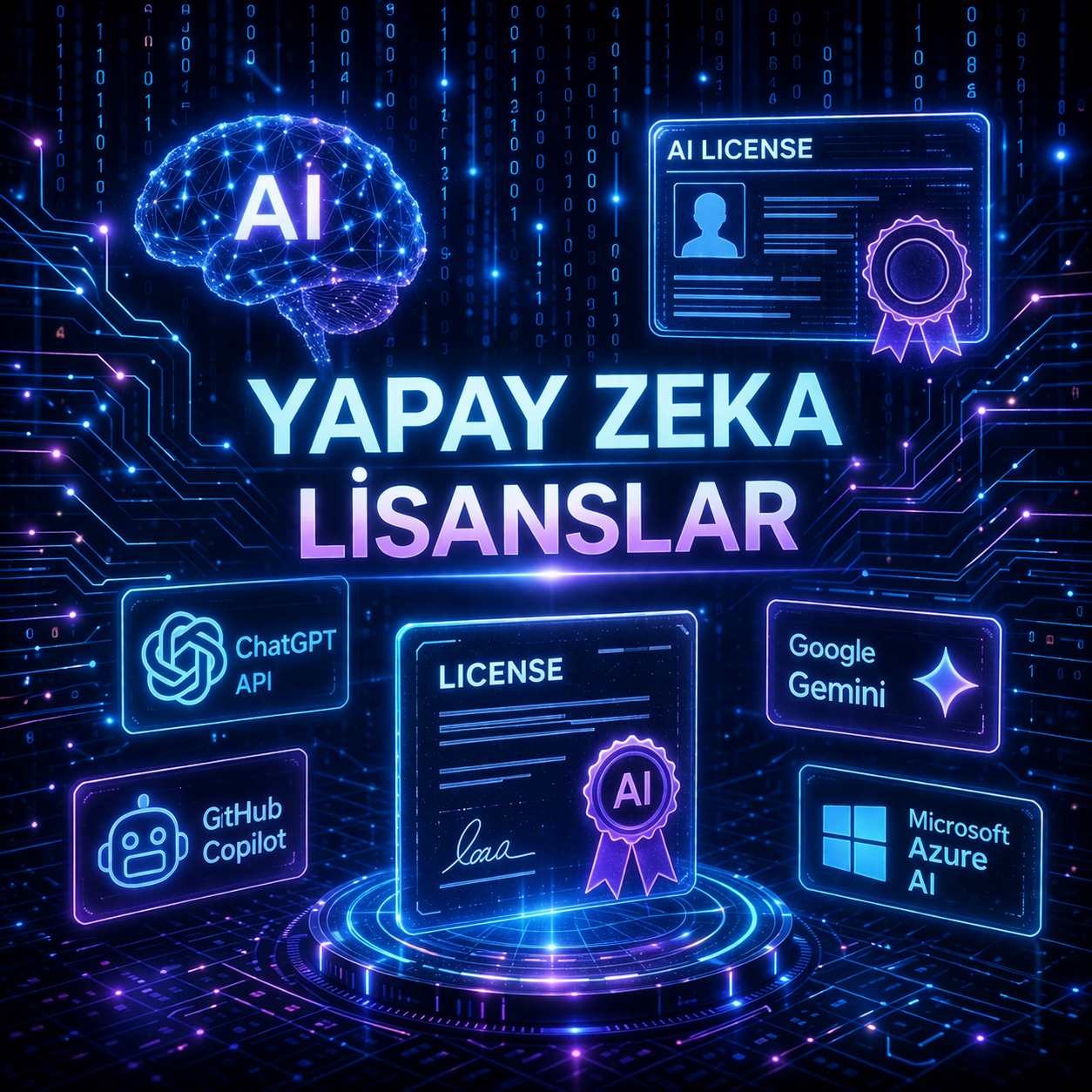 Yapay Zeka Lisanslar